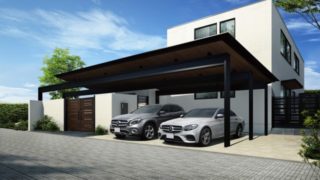 ↑エクスティアラ ルーフ 施工例 B7YF_施工外観CG_XCSS0481