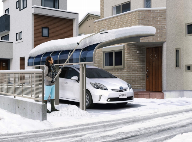雪落とし専用の棒