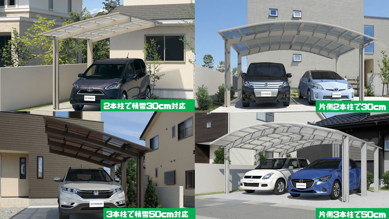 三協アルミのカーポート⑭カムフィエースZの特徴
