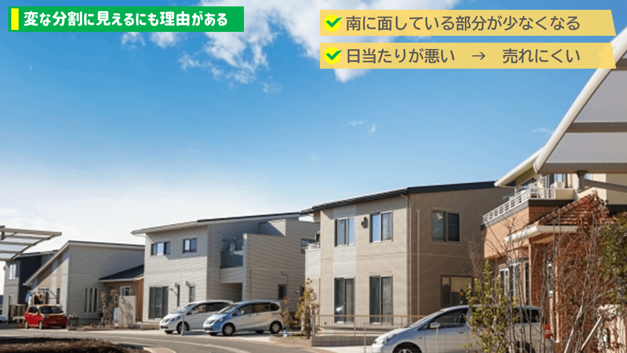 変な分割に見えるにも理由がある