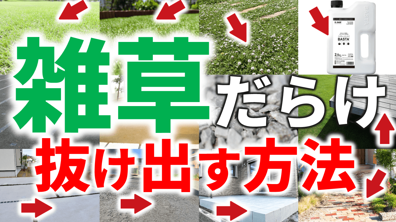 脱・雑草だらけ！【安さ×おしゃれ×持続性】草抜き奴隷からの脱出法12選