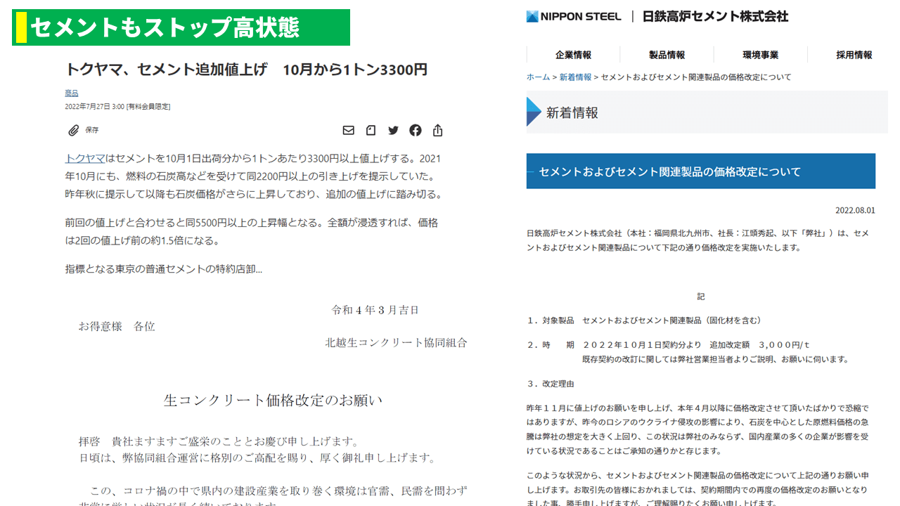 外構業界でも値上げが起きている